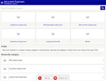 Tablet Screenshot of advatechengineers.com